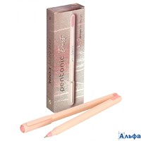 Ручка шариковая Pentonic Frost красная 0,7мм игольчатый стержень, розовый корпус 7044-R Linc 239290 РА-00021341