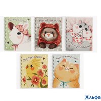 Тетрадь А5 48л клетка гребень мелов.картон Самые хорошенькие эксклюзив ассорти КАНЦ-ЭКСМО ТСБ488817 РА-00021663