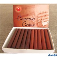 Сангина сепия карт.упак. Невская палитра Т06133 РА-00021648