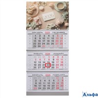 2026 Календарь 3-блочный 300х690мм Гребень Нежный десерт Klerk 260026 РА-00021690