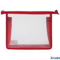 Папка для тетр. А5 на молн. б/цв.красн. ПМ-А5-00 Пчелка РА000035323