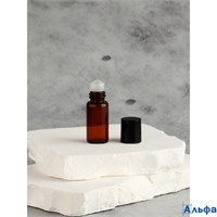 Флакон для парфюма с роликом 3 мл коричневый чёрный 7599535 РА-00021274