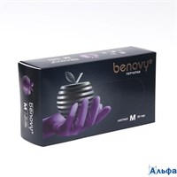 Перчатки нитриловые смотровые 50 пар (100 шт.) размер M
(средний) BENOVY Nitrile Chlorinated РА-00020316