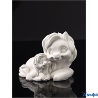 Фигурка для росписи гипс Пони мама 9×7×6 см натуральный 10896181 РА-00022067