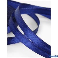Лента атласная 6 мм 23±1 м синяя №120 10284229 РА-00022034