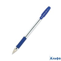 Ручка шариковая масляная синяя 0,5мм резиновая манжета BPS-GP-EF-L Pilot РА000000785