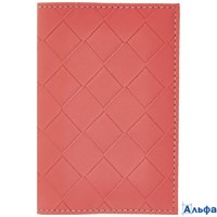 Обложка для паспорта Плиточки розовые кожзам 0501-170-216-0 Имидж РА-00022127