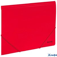 Папка на резинках А4 красная до 300 листов 0,5 мм Brauberg Universal 273039 РА-00022142