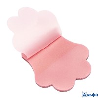 Блок-закладка с липким краем Лапка 50 листов 45 мм × 45 мм розовый пластик Calligrata 10532665 РА-00022160