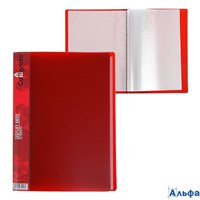 Папка 20 файлов А5 красная inФормат/Calligrata РА000004080