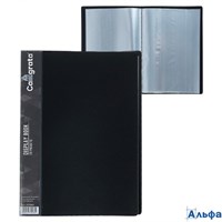 Папка 20 файлов А5 черная inФормат/Calligrata РА000004078