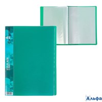 Папка 20 файлов А5 зеленая inФормат\Calligrata РА000004034