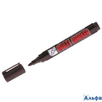 Маркер перманентный круглый CPM-800 3мм черный Multi Crown РА000003197