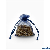 Мешочек подарочный органза 7х9см тёмно-синий 1716479 Sm РА-00022442