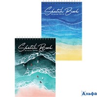 Скетчбук А5 60л гребень тв.обл. Sea 100г/м2 deVENTE 2134318 РА-00022357