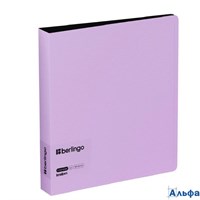 Папка 4 кольца пластик А5 торец 35мм d-30мм пл.700мкм +карм. Instinct лаванда BERLINGO RB4_A5507 РА-00022309