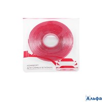 Клейкая лента 2-стор. прозрачная акриловая 6 мм × 5 м Torso 1293506 РА-00017532