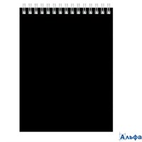 Блокнот А6 60л клетка гребень Для конференций черный BG Б6гр60 8598 РА-00022240