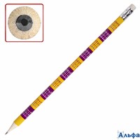 Карандаш чгр с таблицей умножения HB с ластиком 181581 Юнландия РА-00019680
