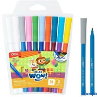 Фломастеры 8 цветов Магические меняющие цвет + два блендера для смены цвета 2073769 Deli 48 288 EC16 РА-00022547