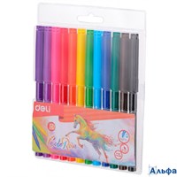 Фломастеры 12 цветов Colorun ЕС10003 вентилируемый колпачок 1027261 Deli 12 144 РА-00022537