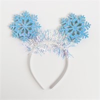 Ободок новогодний карнавальный Снежинки 5010792 РА-00022588