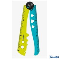 Линейка пластиковая 15-30см складная Croc Croc полупрозрачная 282030 Maped РА-00022634