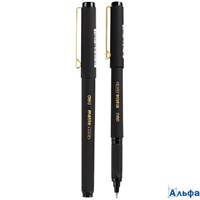 Ручка гелевая Arris Matte черный 0,7мм матовый корпус, металлический клип с позолотой 1941851 Deli E РА-00022657