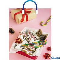 Пакет полиэтиленовый с пластиковой ручкой Розовое ассорти 380 х 450 ПЛР50042 РА-00022663