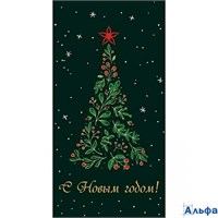 Конверт для денег. С Новым годом. Елочка ФХЛ-00051 Миленд РА-00022688