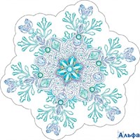 Декоративный элемент Снежинка 88.425 Открытая планета РА-00022705