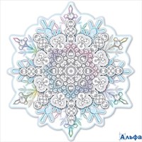 Декоративный элемент Снежинка 9201157 Праздник РА-00022706