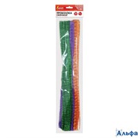 Проволока пушистая шенил 0,6х30см 30шт двухцветная Вид 2 ассорти Остров сокровищ 661524 РА-00022830