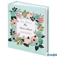 Фотоальбом на 304 фото 10*15 м Цветочный узор 391162 BRAUBERG РА000044815