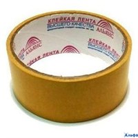 Скотч двухсторонний 38мм х 5м полипропиленовая основа 0055/1200 Альянс РА-00013501