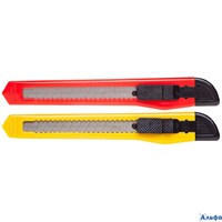 Нож канцелярский 9мм X-Blade push-lock европодвес Хатбер UK_060159 РА-00013664