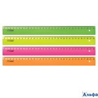 Линейка пластик 30см флуоресцентная Стамм ЛН31/ЛН310 РА-00023091