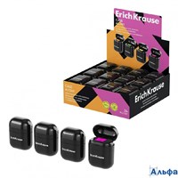 Точилка 1отв. пластик контейнер Case Accent ассорти Erich Krause 60038 РА-00023113