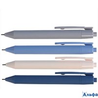 Ручка шариковая автоматическая синяя 0,7мм Pocket ассорти Хатбер BP_087123 РА-00023109