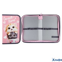 Пенал 1отд. средний Cute cats 110х190мм лам.картон ПО-02 Кокос 251687 РА-00023056