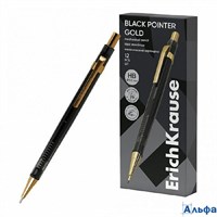 Карандаш автомат. 0,5мм НВ Black Pointer Gold черный Erich Krause 60978 РА-00023029