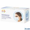 Маска медицинская одноразовая 3-х сл. на резинке голубая 630528 SANITERRA ЦЕНА ЗА 1 ШТУКУ РА000044712 - фото 114649