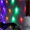 Гирлянда Сеть 1.6 × 1.6 м IP20 прозрачная нить 144 LED свечение мульти 8 режимов 220 В РА-00013095