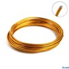 Проволока для плетения d=2,5мм намотка 5м цвет золотой 4544669 РА-00013301