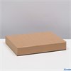 Коробка сборная крафт со съемной крышкой 26 х 21,5 х 4 см 4138430 РА-00014170