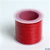 Шнур вощеный из полиэстра d=0,5мм цена за 1 метр цвет ярко-красный 7405622 РА-00014096