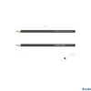 Карандаш чгр HB Jet Black 100 шестигранный дерево черный без ластика 45604 Erich Krause РА-00014668