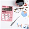 Калькулятор настольный ULTRA PASTEL-08-PK 154x115мм 8 разр. розовый 250514 Brauberg РА-00010325