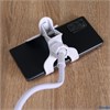 Держатель-прищепка гибкий регулируемый для смартфона 3-7 60 см шир. держ. 12 см белый 7602334 РА-00014982