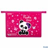 Папка для тетрадей А4 1 отделение картон/пластик на молнии Panda Time 271440 ПИФАГОР РА-00014824